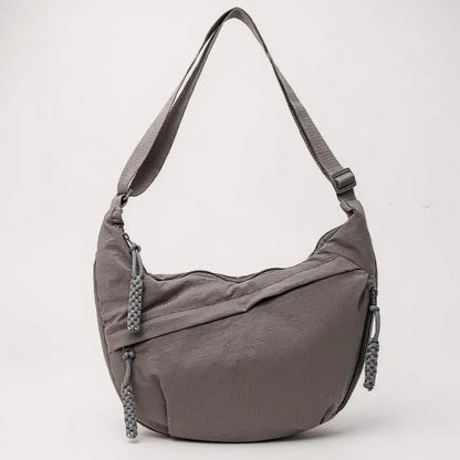 Sac banane Femme Nylon côtelé Bandoulière réglable