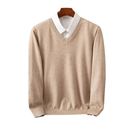 Pull Col V Grande Taille Manches Longues