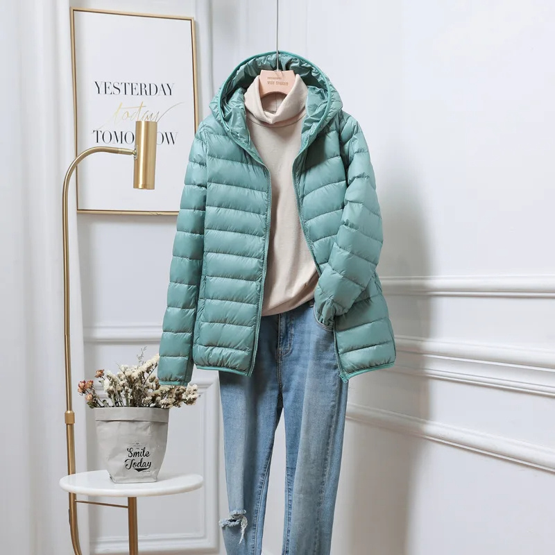 Parka Femme Hiver à Capuche et Fermeture Éclair