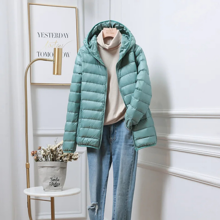 Parka Hiver à Capuche et Fermeture Éclair - vue 6