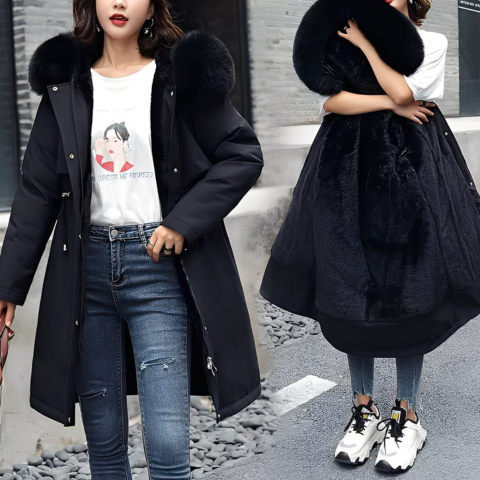 Manteau femme hiver doux et isolant