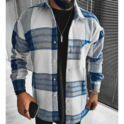 Chemise Homme Flanelle Hiver Manches Longues - PanierRoyale