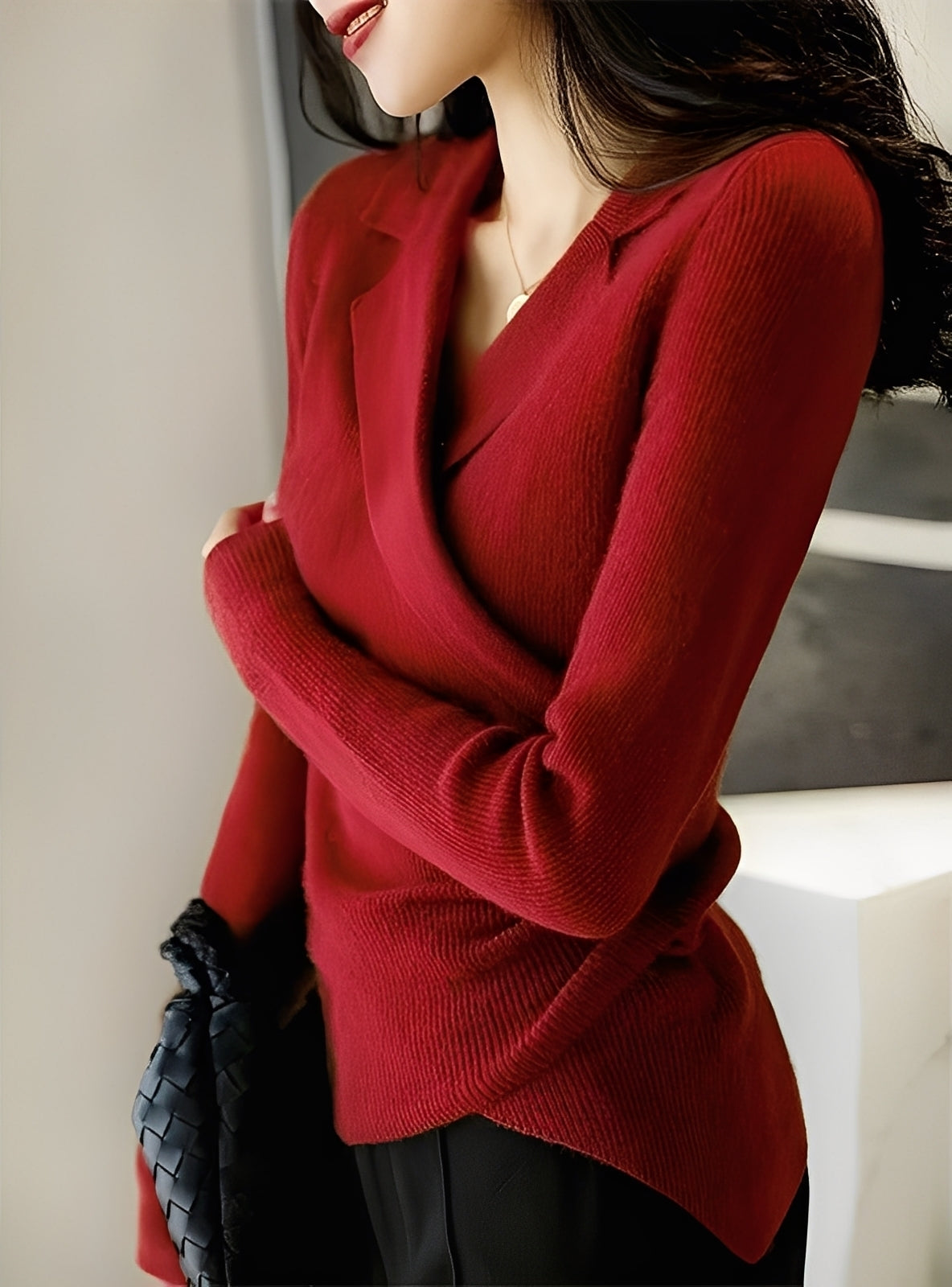 Pull Femme Laine Chaud et Élégant pour Hiver - PanierRoyale