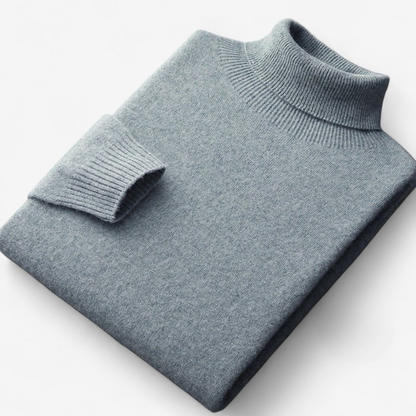 Pull Col Roulé Slim Fit Élégant pour Homme