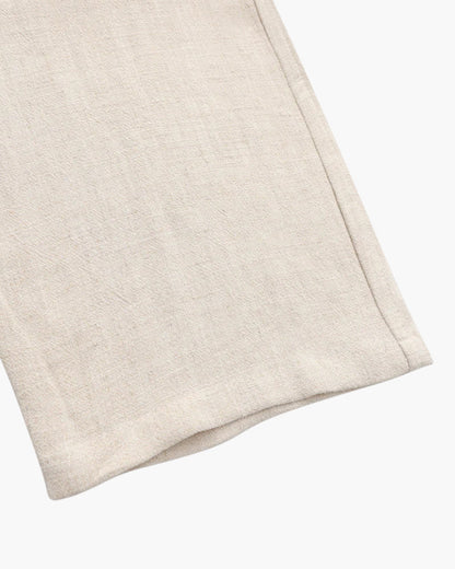 Pantalon Lin Slim Fit Homme pour Été en Lin avec Cordons