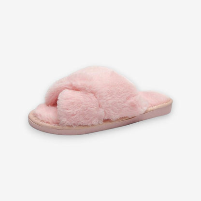 Chaussons Mules à Talons Plats Confortables