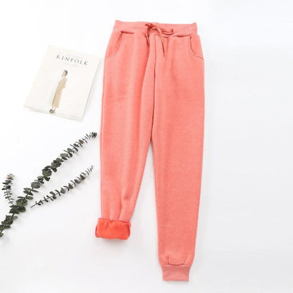 Pantalon femme décontracté taille élastique confortable