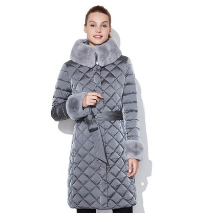Manteau Femme Long Élégant Hiver Doux