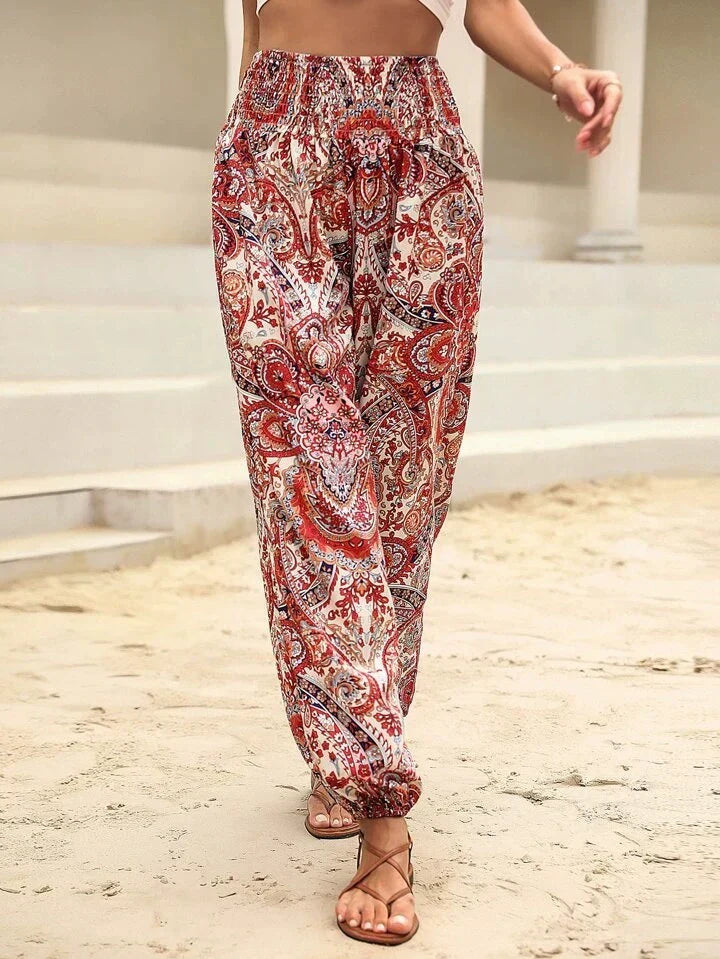 Pantalon Femme Noir et Blanc à Carreaux