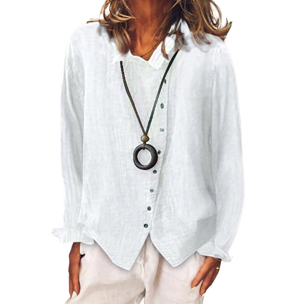 Chemise Femme Élégante à Manches Longues pour Tous les Jours - PanierRoyale