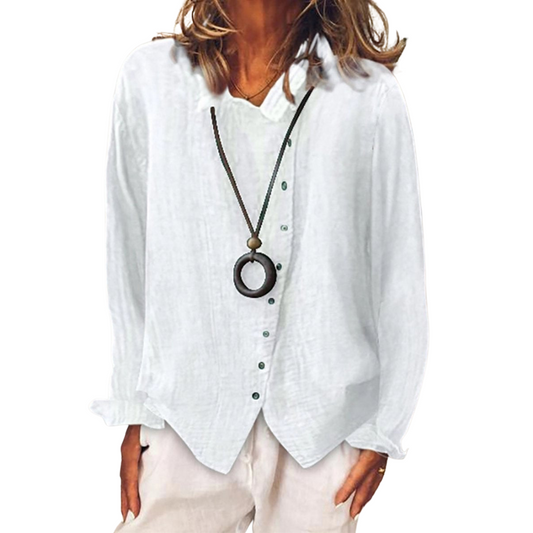 Chemise Femme Élégante à Manches Longues pour Tous les Jours - PanierRoyale