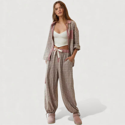 Pyjama Deux Pièces Homme Confort Léger Respirant