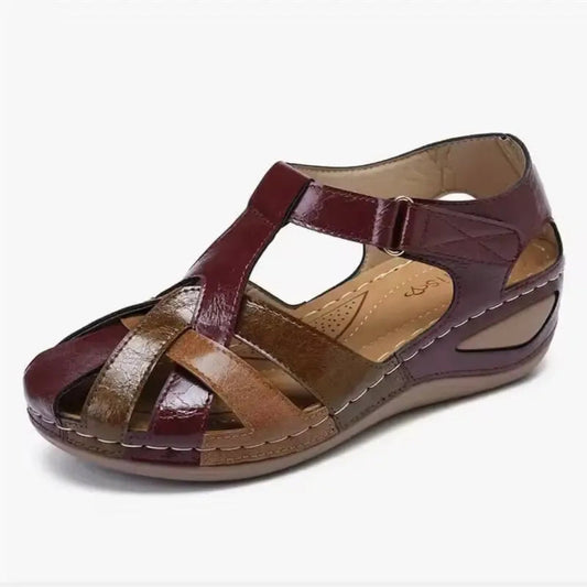 Sandales Plates Élégantes à Fermeture Réglable pour Femme - PanierRoyale