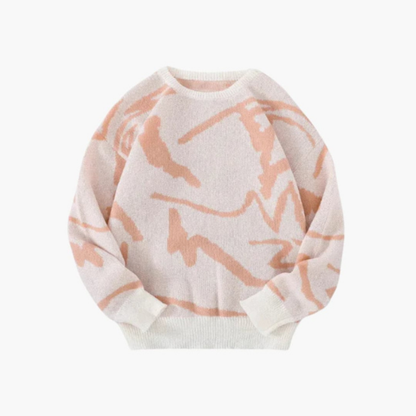 Pull Chaud Hiver en Laine Mélangée