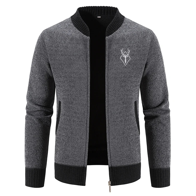 Veste zippée femme slim avec manches longues et poches côtés