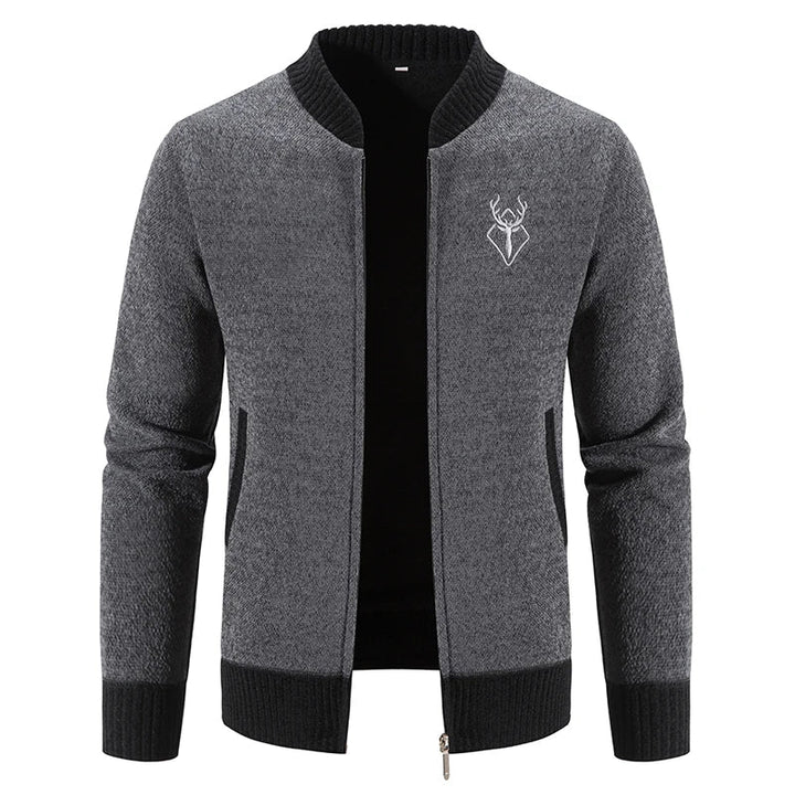 Veste zippée slim avec manches longues et poches côtés - vue 3