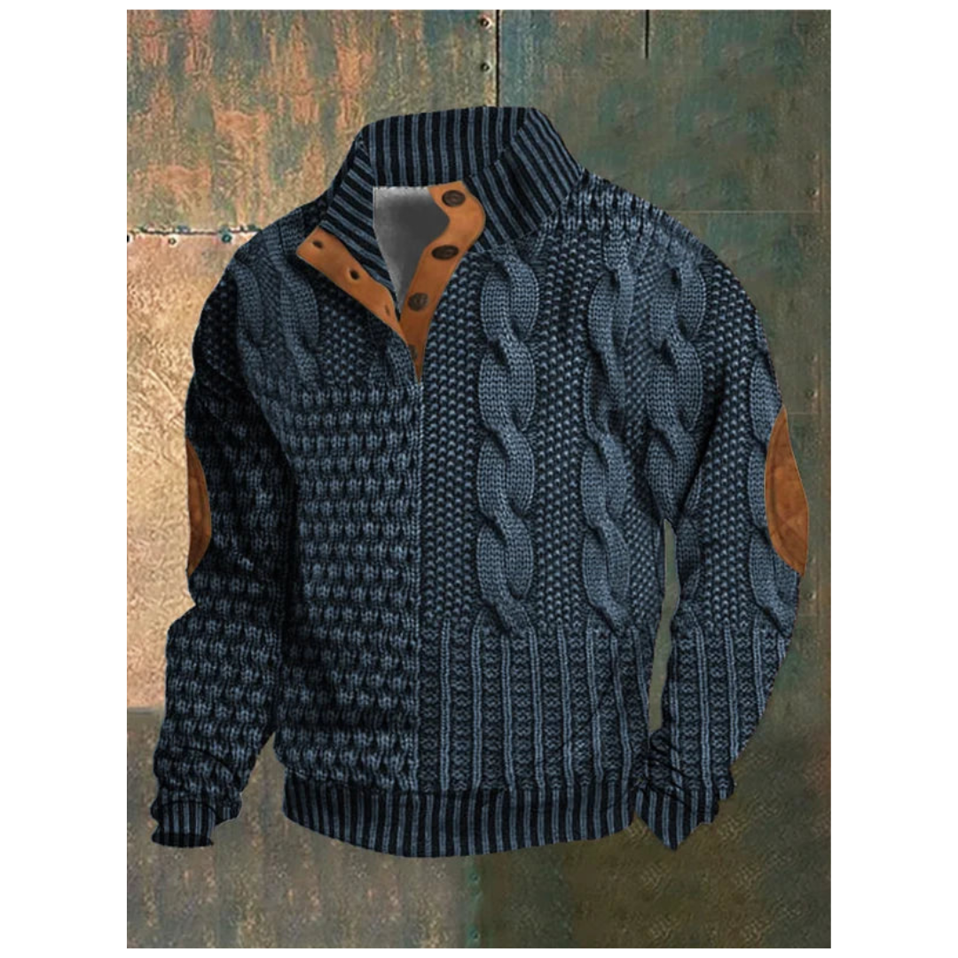 Pull Homme Hiver Laine Chaud et Confortable