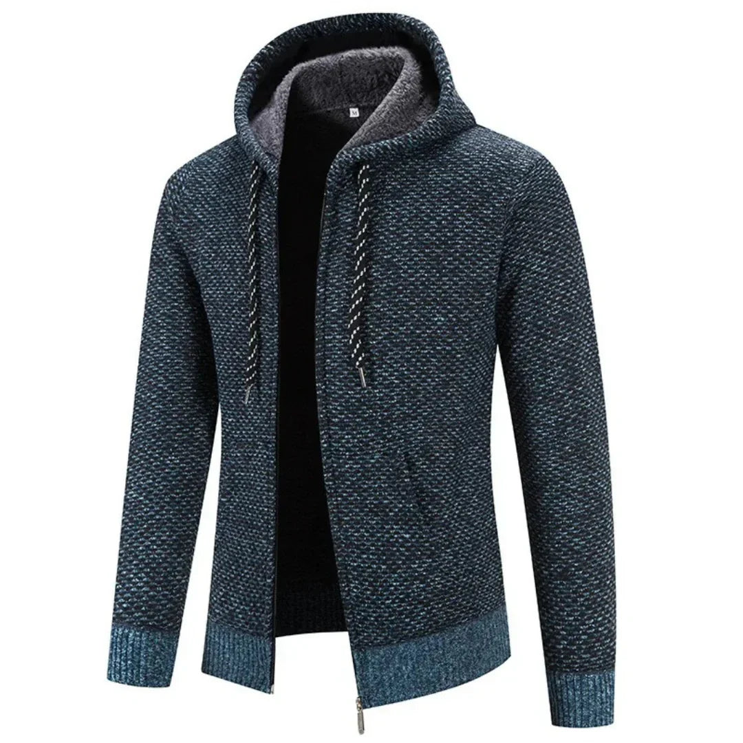 Veste à Capuche Hiver Longue Manches Épaisse