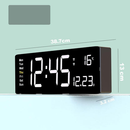 Horloge Murale LED Écran LCD Réglable