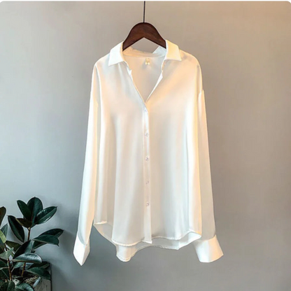 Chemise Femme Manches Longues en Coton Doux