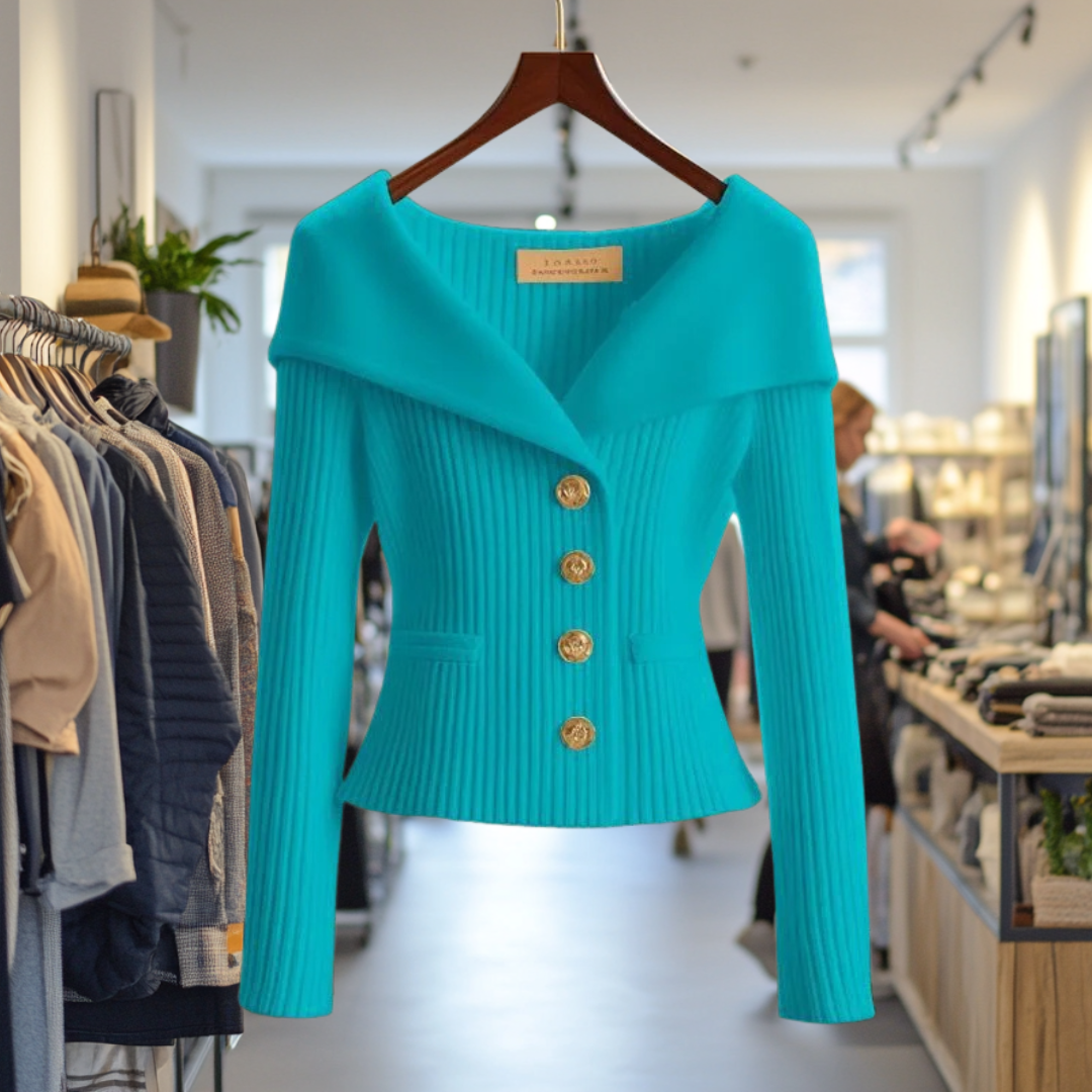 Gilet femme épais et chaud couleur jaune citron