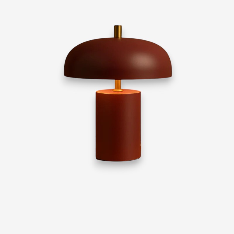 Lampe de Table en Métal Style Vintage Éclairage Chauffant