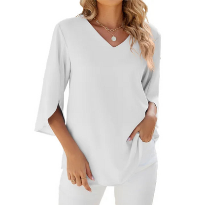 Top Femme Long à Manches pour Été