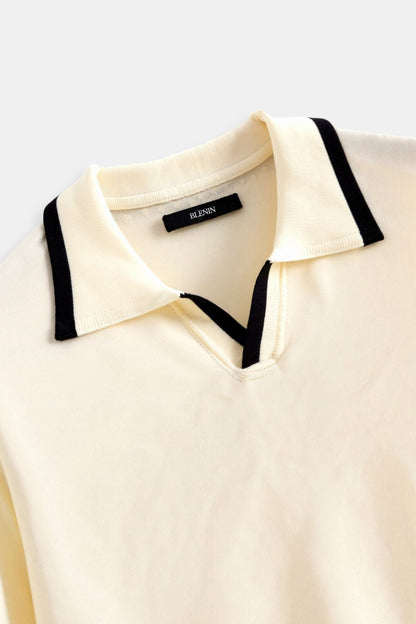 Chemise Polo Homme Contraste Élégant et Moderne