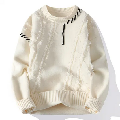 Pull Hiver Patchwork Mode Homme