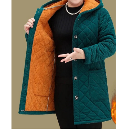 Veste Hivernale Femme Doublure Polaire Manches Longues