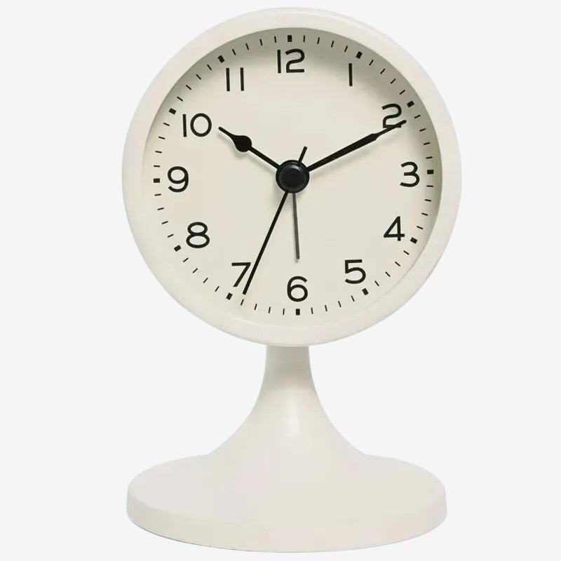 Réveil Moderne Rond en Verre pour Intérieur