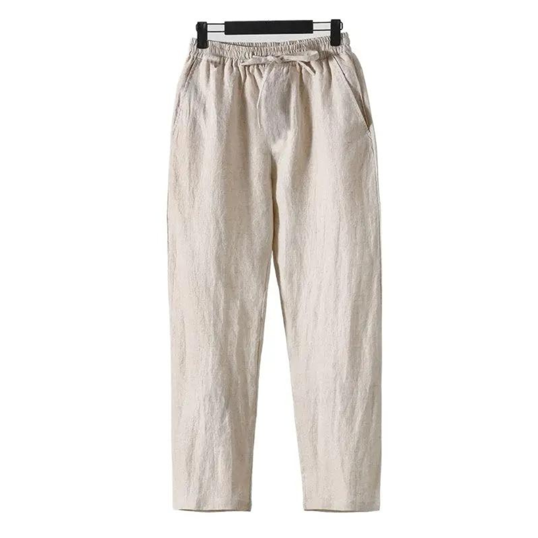 Pantalon Lin Homme Léger Été - BerlinGlamour