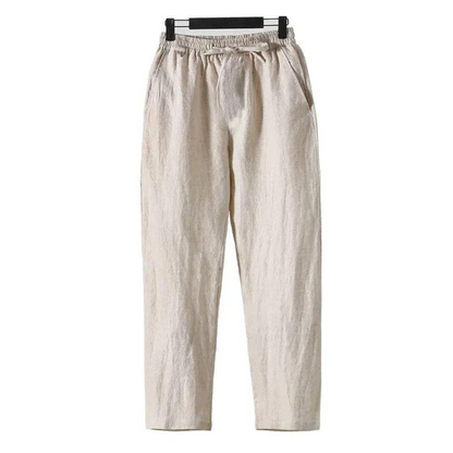 Pantalon Lin Homme Léger Été - BerlinGlamour