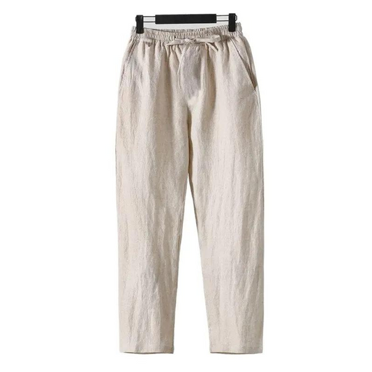 Pantalon Lin Homme Léger Été - BerlinGlamour