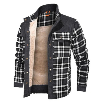 Veste Hiver Homme Élégante avec Fermeture Éclair