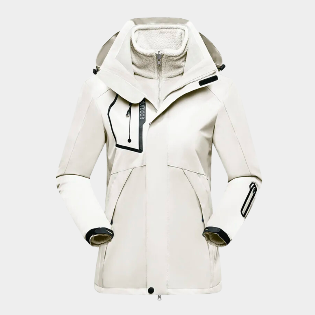 Manteau Femme Imperméable Long et Chauffant