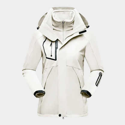 Manteau Femme Imperméable Long et Chauffant
