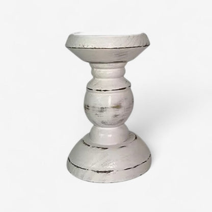 Bougeoir Bois Massif Design Rustique - PanierRoyale