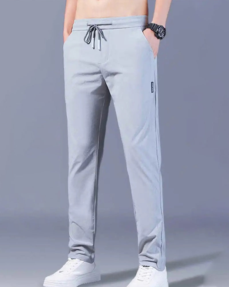Pantalon de jogging confortable avec cordons et coupe ajustée