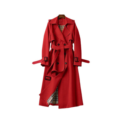 Imperméable Femme Classique à Ceinture Élégante