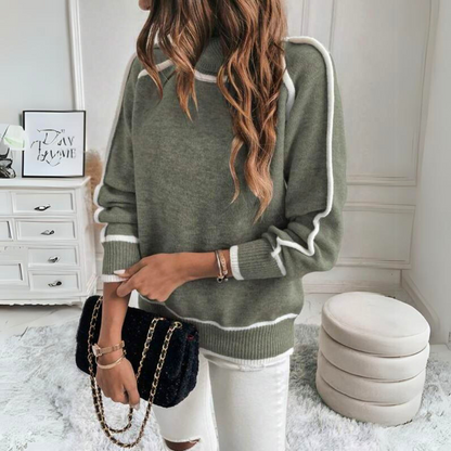 Pull femme col roulé doux et chaud - PanierRoyale