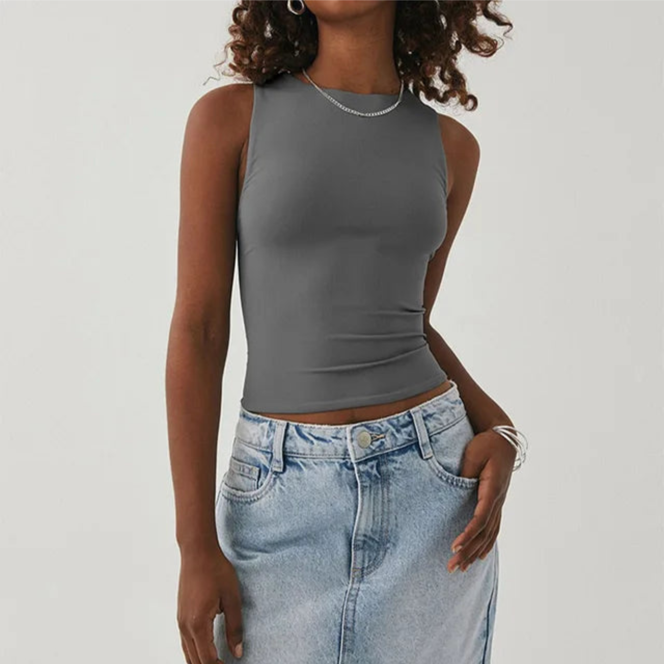 T-shirt Débardeur Femme Léger Été