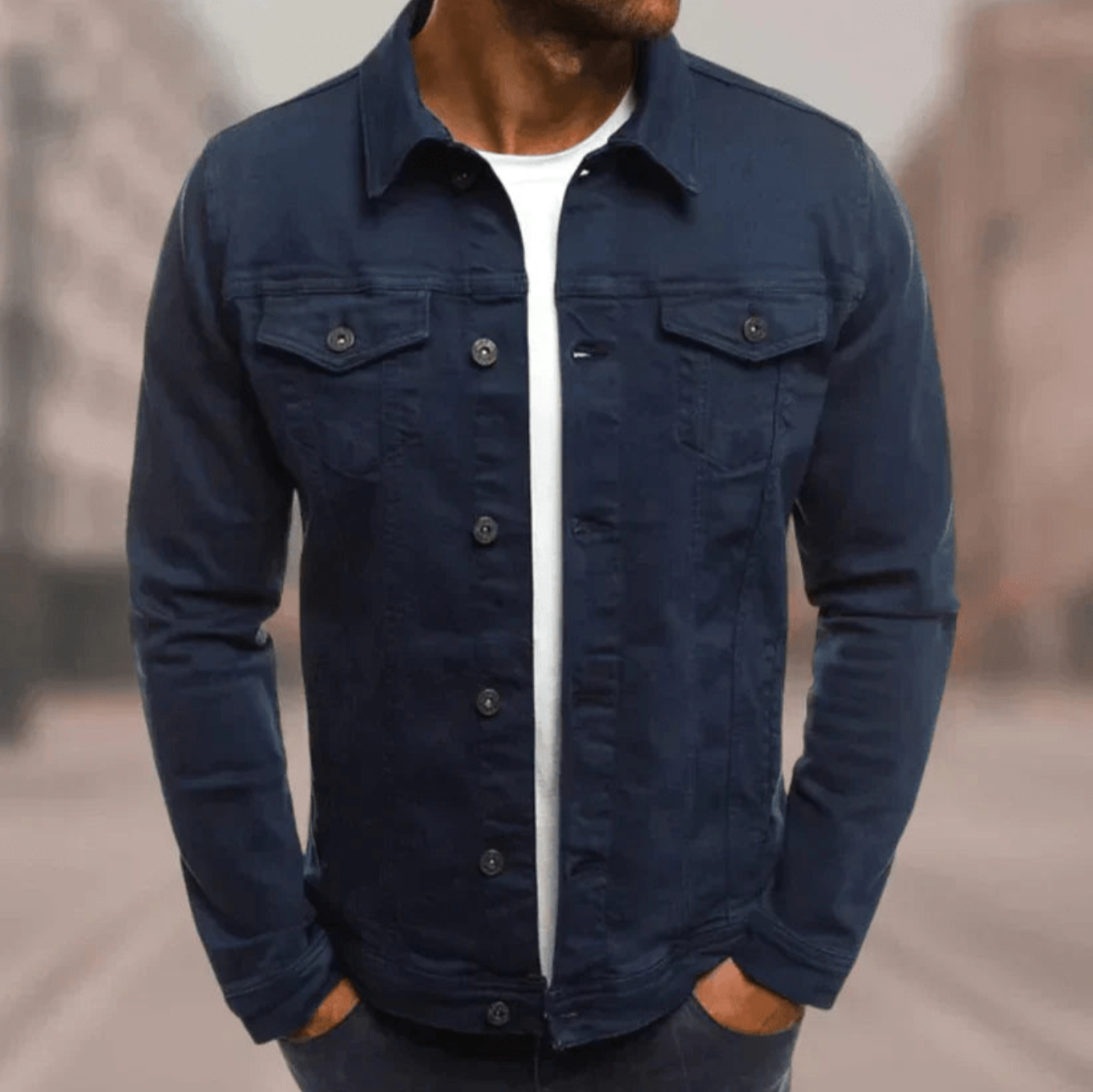 Veste Jean Décontractée pour Homme