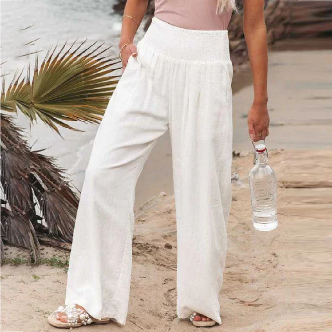 Pantalon Femme Décontracté Taille Élégante