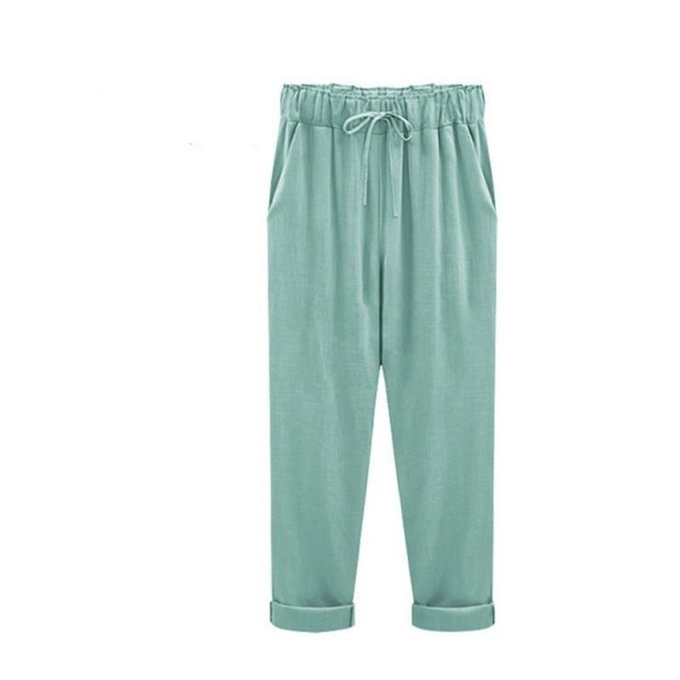 Pantalon Femme Lin Coton Confortable et Chic