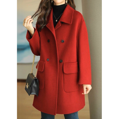 Manteau Mi-Long Coupe-Vent Cintré