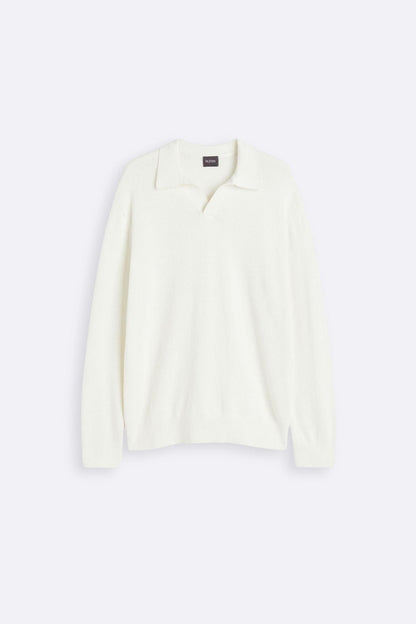 Pull à Col Ouvrant Élégant pour Homme - BerlinGlamour