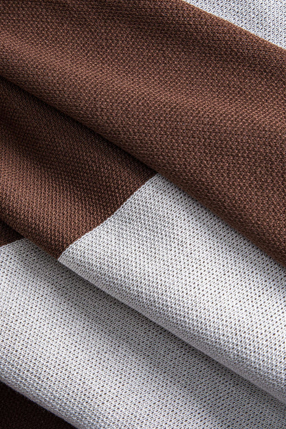 Ensemble Élégant Tricot Cape et Pantalon Large