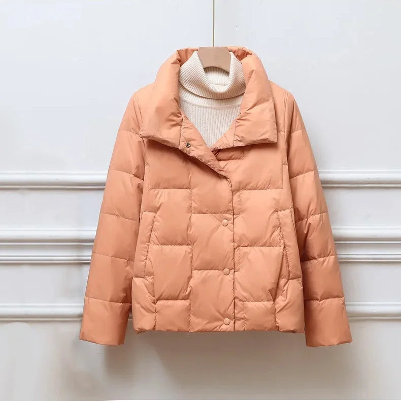 Veste Hiver Femme Douce et Chaude avec Broderie Élégante - PanierRoyale