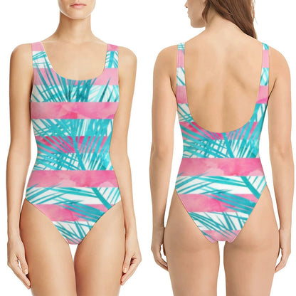 Maillot de bain une pièce Femme Effet sculptant Imprimé 3D Moderne